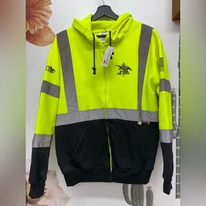 Budweiser Neon Yellow Safety Jacket